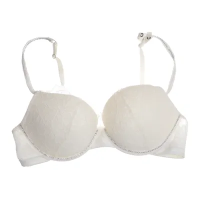 BH (Benvit, Silverfärgad) från Intimissimi Polyamid, Elastan, Bomull, Polyester