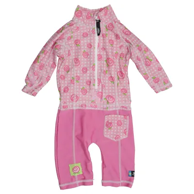 UV clothing (Pink, White) from Swimpy Elastane, Polyester