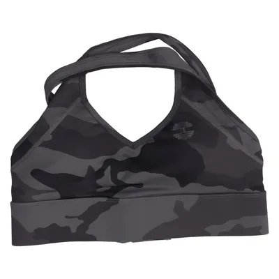 Sports bra (Gray, Black) from Better Bodies Elastane, Polyester