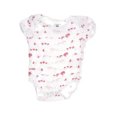 Body (Vit, Rosa, Röd) från Ej Sikke Lej Bomull