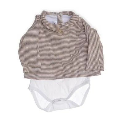 Body (Vit, Brun) från Petit Bateau Bomull