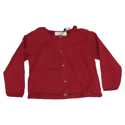 Cardigan (Rouge) de Zara Knitwear Coton, Polyamide