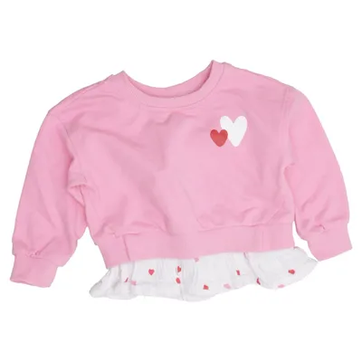 Sweatshirt (Rose) de Dopo Dopo Baby Coton, Polyester