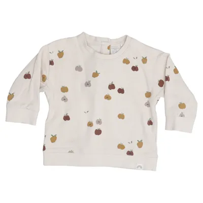 Sweatshirt (Weiß, Braun, Grün) von Lindex Baby Baumwolle, Elasthan