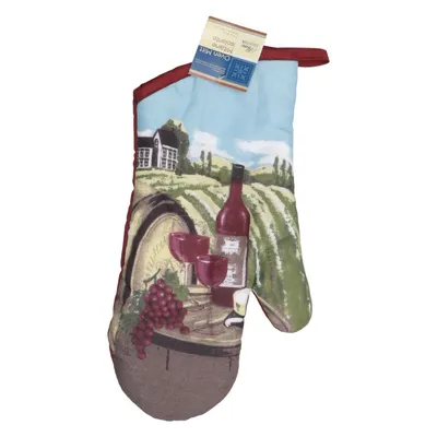 Gant de cuisine (Bleu, Vert, Multicolore) de Home Collection Coton, Polyester