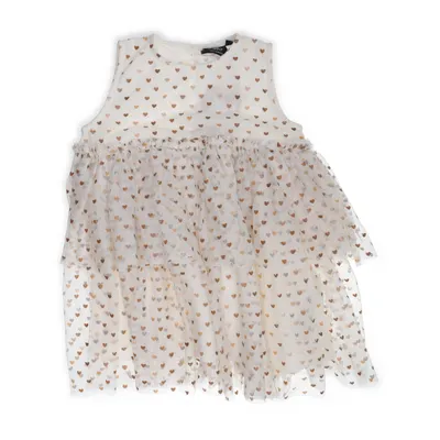 Klänning (Vit, Brun) från Petit by Sofie Schnoor Bomull, Polyester