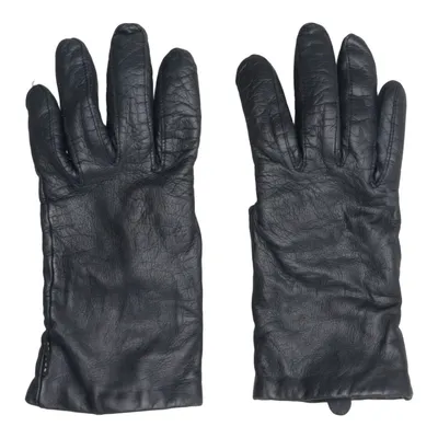 Gants en cuir (Noir) de Gaucho Cuir, Laine