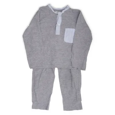 Pyjamas (Grå) från Cyrillus Bomull, Viskos