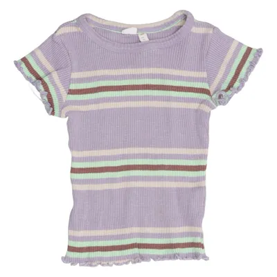 T-shirt (Lila, Groen, Beige) van Minimarket Katoen, Elastaan