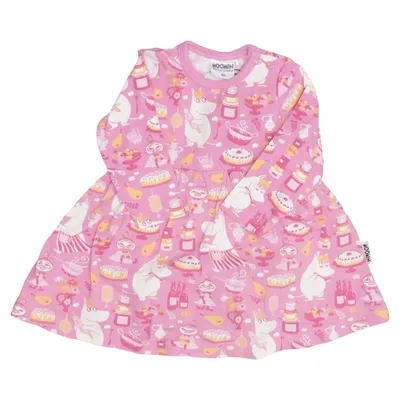 Dress (Pink, Multicolored) from Moomin by Martinex Cotton, Elastane
