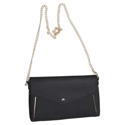 Clutch (Zwart) van Anna Field Polyester, Polyurethaan