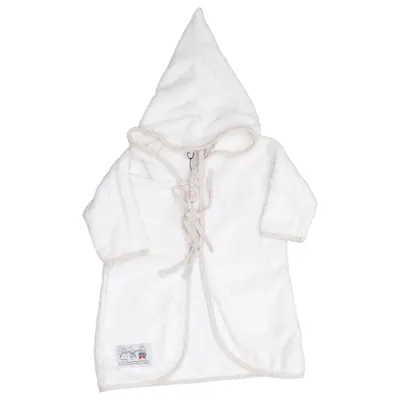 Bathrobe (White, Beige) from Himla Junior Cotton, Polyamide