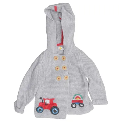 Kofta (Grå, Flerfärgad) från Baby Boden Bomull