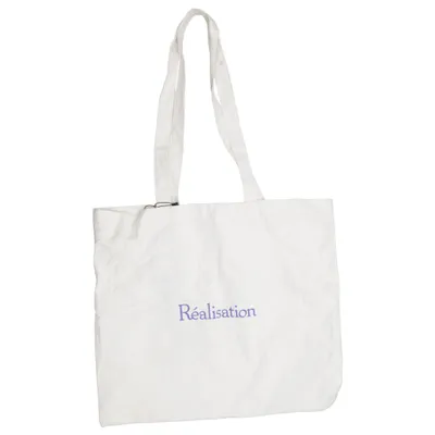 Sac en toile (Beige, Violet) de Réalisation