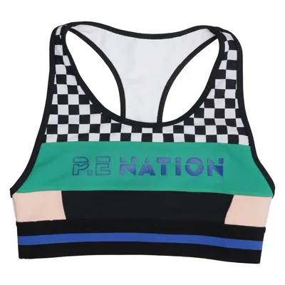 Sports bra (Black, White, Multicolored) from P.E Nation Elastane, Polyester
