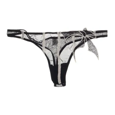 String (Zwart, Wit) van Chiarugi Elastaan, Nylon