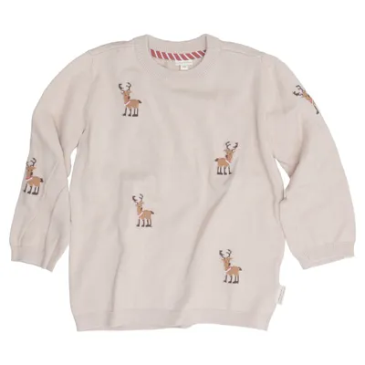Kersttrui (Beige) van Little Dutch Katoen