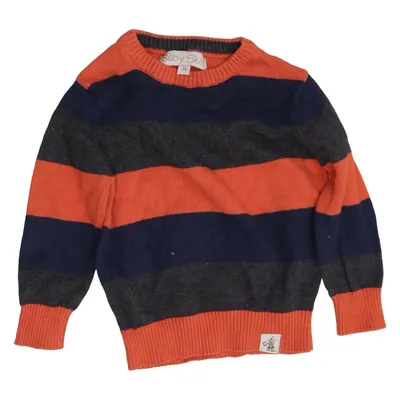 Strickpullover (Orange, Blau, Grau) von Baby Skill Baumwolle