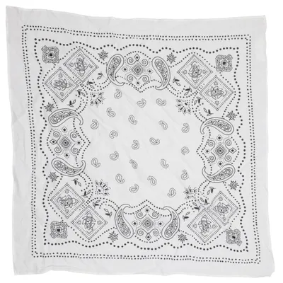 Zakdoek (Wit, Zwart) van Pier One