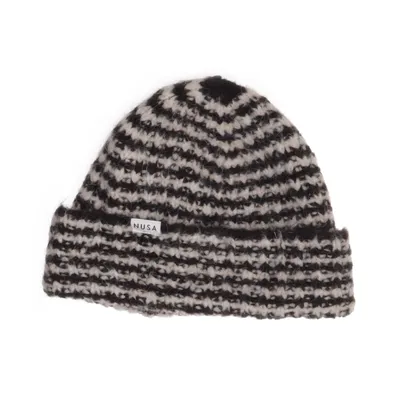 Beaniemössa (Beige, Svart) från Planet NUSA Akryl, Alpackaull, Elastan, Polyamid