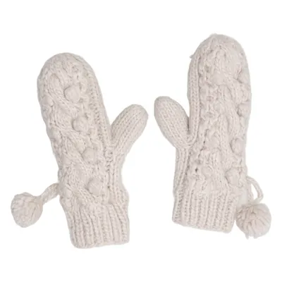 Mittens (Beige) from Bloom Copenhagen Acrylic, Polyester, Wool