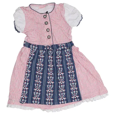 Dirndl (Red, White, Blue, Multicolored) from Liegelind Cotton