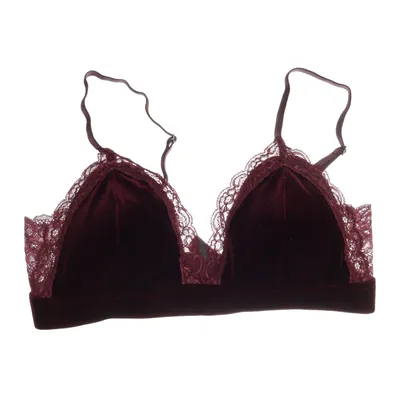 Bralette (Sammet, spets) från Lindex Elastan, Polyester