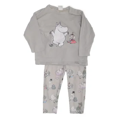 Pajamas (Gray, Multicolored) from Moomin by Lindex Cotton, Elastane