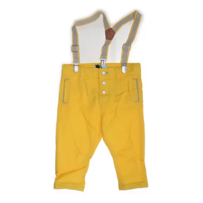 Salopette (Jaune) de Obaïbi Coton, Élasthane