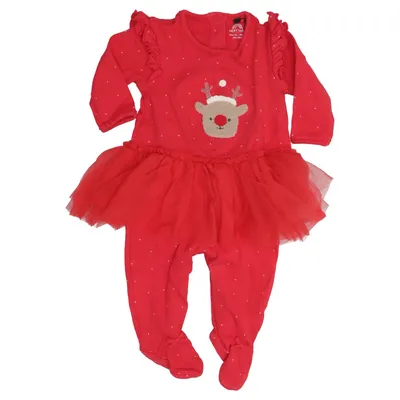 Barboteuse (Rouge) de Next Baby Coton, Polyamide