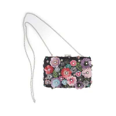 Clutchtaske (Sort, Flerfarvet) fra Bijou Brigitte