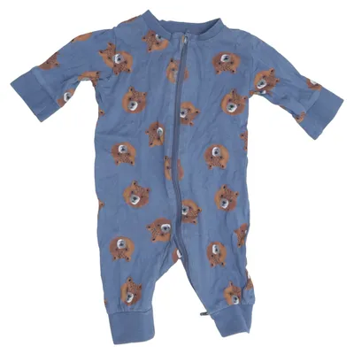 Strampler (Blau, Braun) von Lindex Baby Baumwolle
