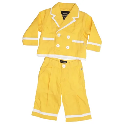 Set (Gul, Vit) från Mini Rodini Bomull, Lyocell
