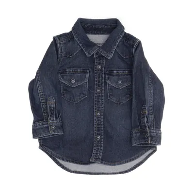 Jeansskjorta (Blå) från BabyGap Bomull, Elastan, Polyester
