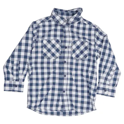 Chemise (Bleu, Blanc) de Cool Club Kids Coton