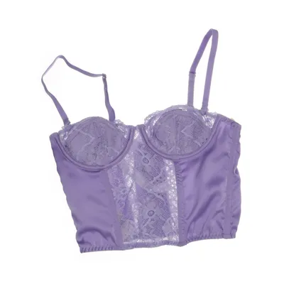 Bustier (Lila) van Urban Outfitters Katoen, Elastaan, Polyamide, Polyester
