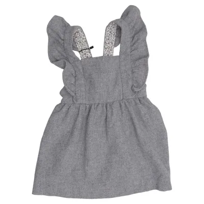 Dungaree dress (Gray) from Zara Baby Cotton, Polyamide