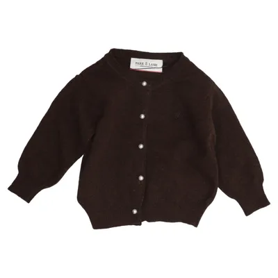 Cardigan (Brown) from American English by Park Lane Polyamide, Wool