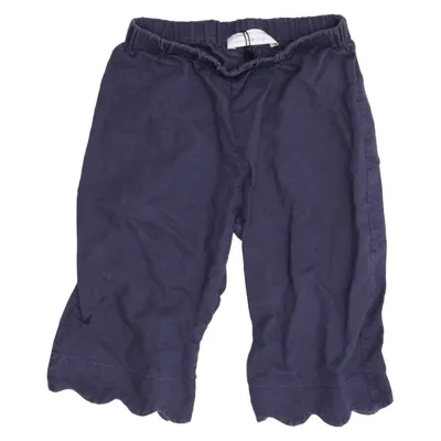Dreiviertelhose (Blau) von Mimirose Baumwolle, Leinen