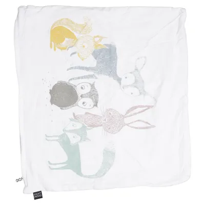 Cushion cover (White, Multicolored) from Eight Mood Cotton