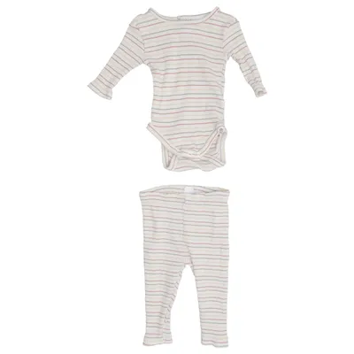 Set (Beige, Meerkleurig) van Cubus Mini Elastaan, Organisch katoen