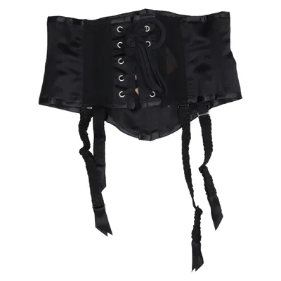Corset (Black) from Agent Provocateur Cotton, Elastane, Polyamide, Polyester