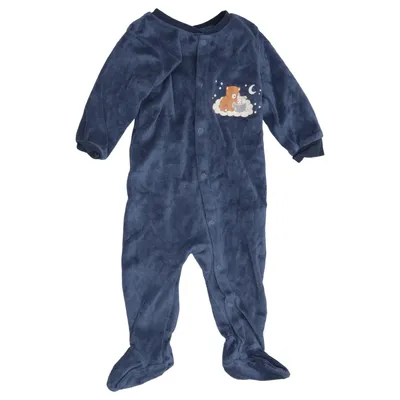 Rompertjes (Blauw) van Kuniboo Organisch katoen, Gerecycled polyester