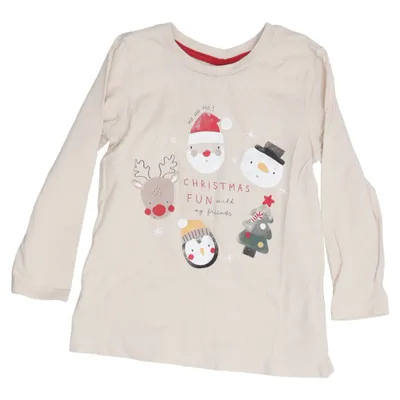T-shirt à manches longues (Beige) de So Cute Coton