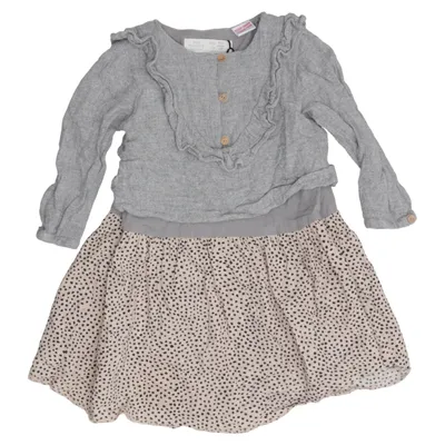 Robe (Gris, Beige, Multicolore) de Zara BabyGirl Coton