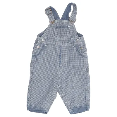 Hängselbyxor (Blå, Vit) från Babyhug Bomull