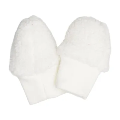 Fäustlinge (Weiß) Baumwolle, Polyester
