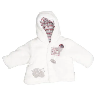Veste (Blanc) de Pampolina Coton, Polyester
