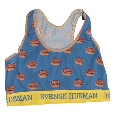 Brassière (Bleu, Jaune, Marron) de Svensk Husman Coton, Élasthane