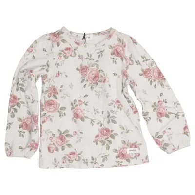 Long sleeve T-shirt (Beige, Pink, Green) from Newbie by KappAhl Cotton, Elastane